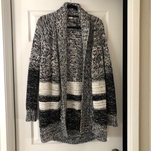 Gap Chunky Knit Open Front Long Sweater, Sz Small